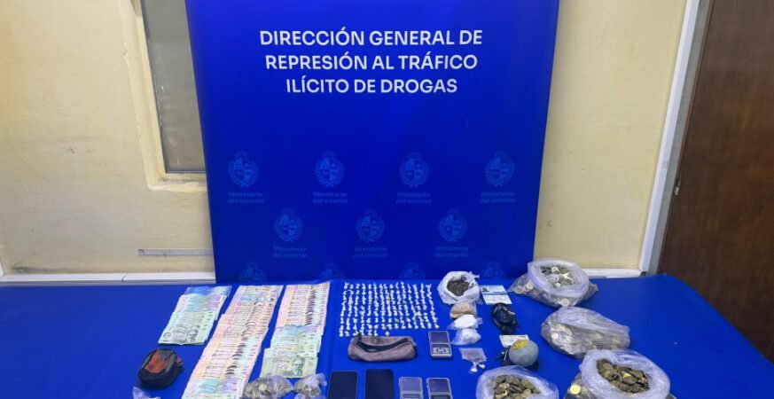 droga dinero incautado