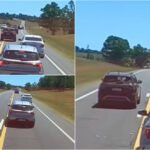 Pasó en repecho, en infracción y casi provoca una tragedia en ruta 8